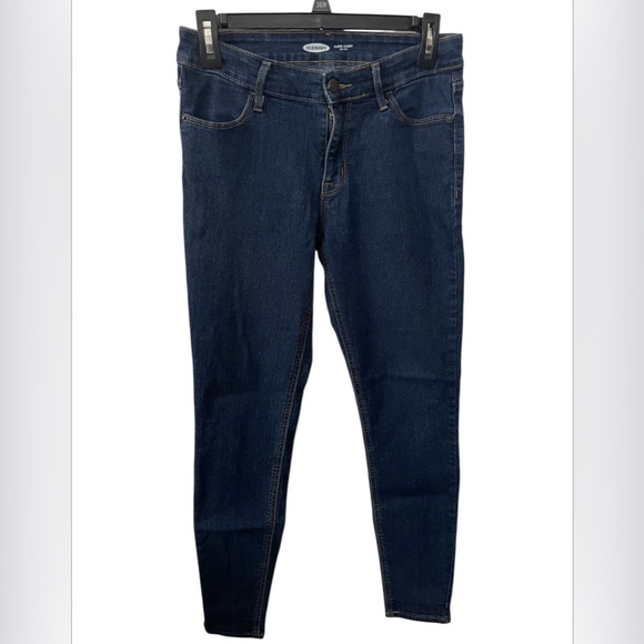 Old Navy Denim - Old Navy Super Skinny Jeans Women's Stretch Dark  Blue Denim Size 4
